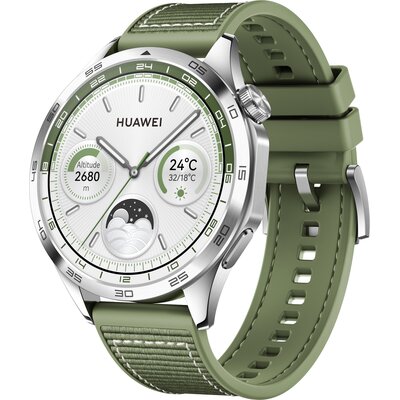 Huawei Watch GT 4 Green 46mm Srebrno-zielony