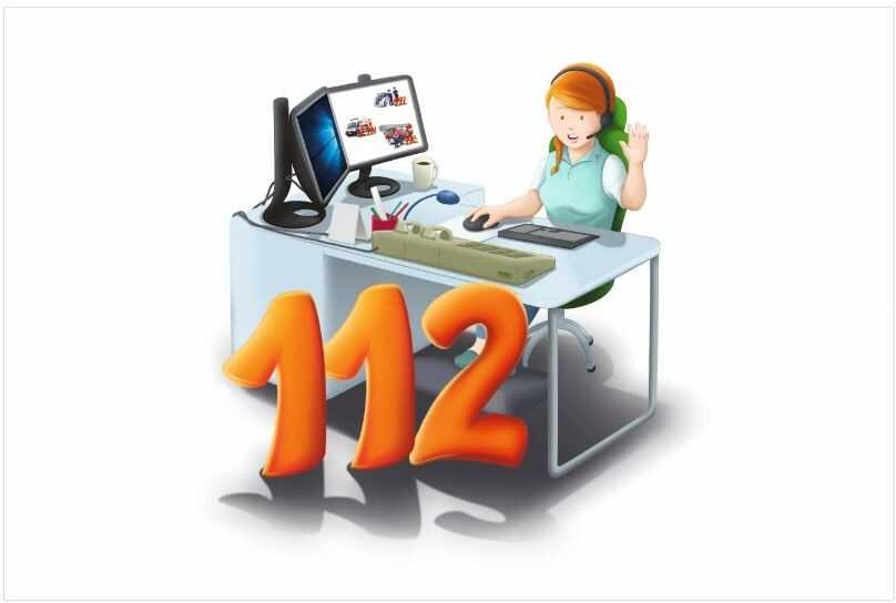Tabliczka z numerem alarmowym 112
