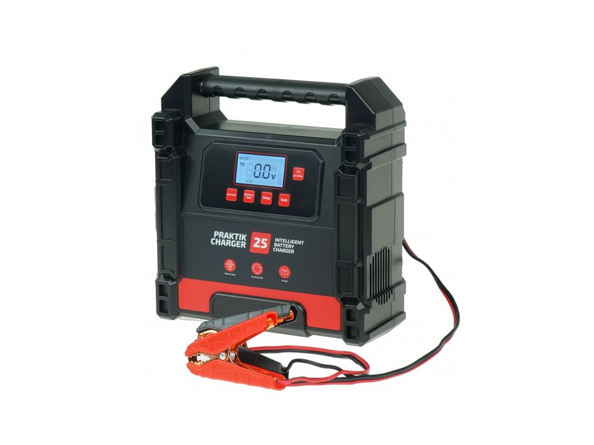 Ideal Praktik Charger 25 LCD 12/24 V Lithium - PCHARGE25