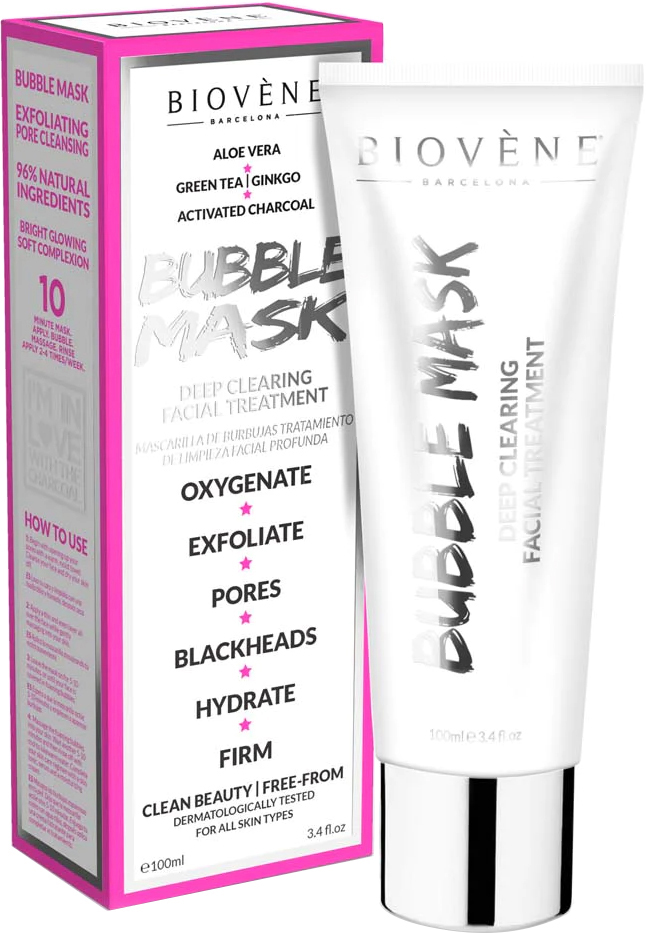 Maska do twarzy Biovene Bubble Mask Deep Clearing Facial Treatment 100 ml (5081304389201)