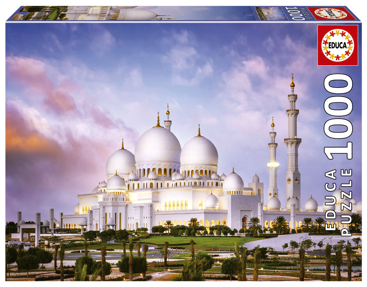 Educa, Puzzle, Wielki Meczet Szejka Zajida / Zjednoczone Emiraty Arabskie, 1000 el.