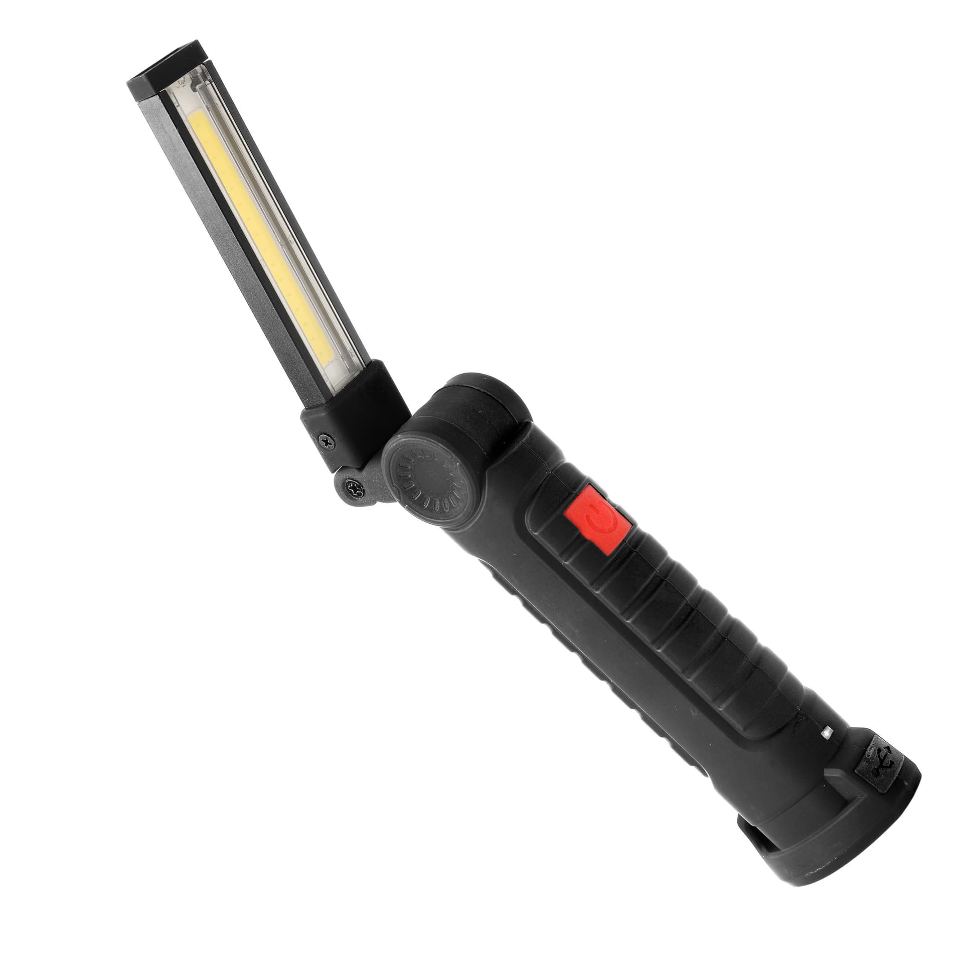 Latarka warsztatowa LED COB 2W, 200lm, 1200mAh, składana