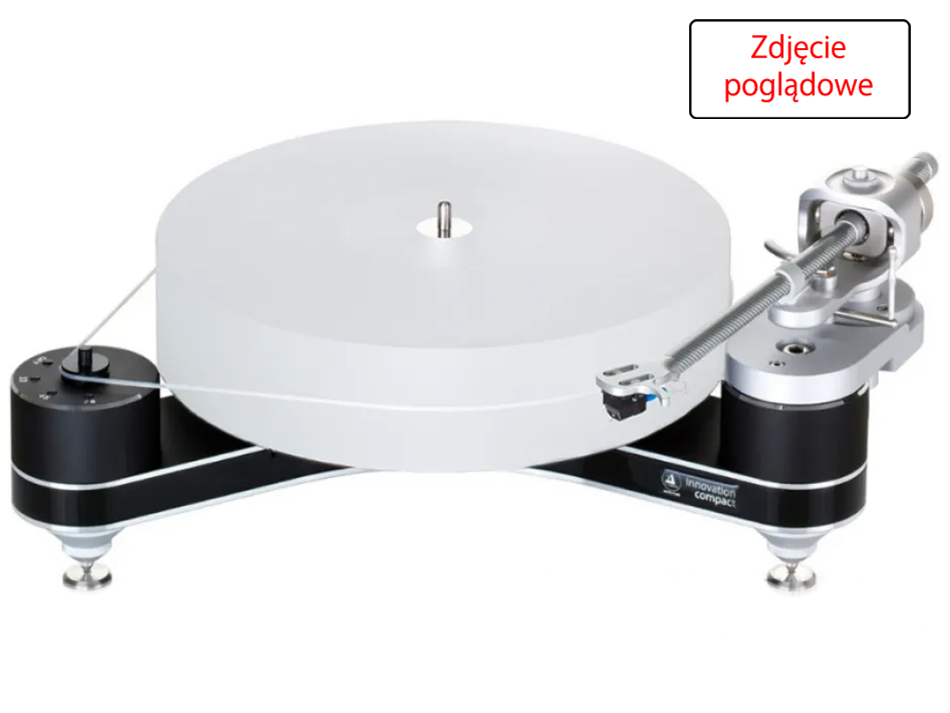 ClearAudio Innovation Compact - baza gramofonu (czarny - srebrny - akryl TT029-III)