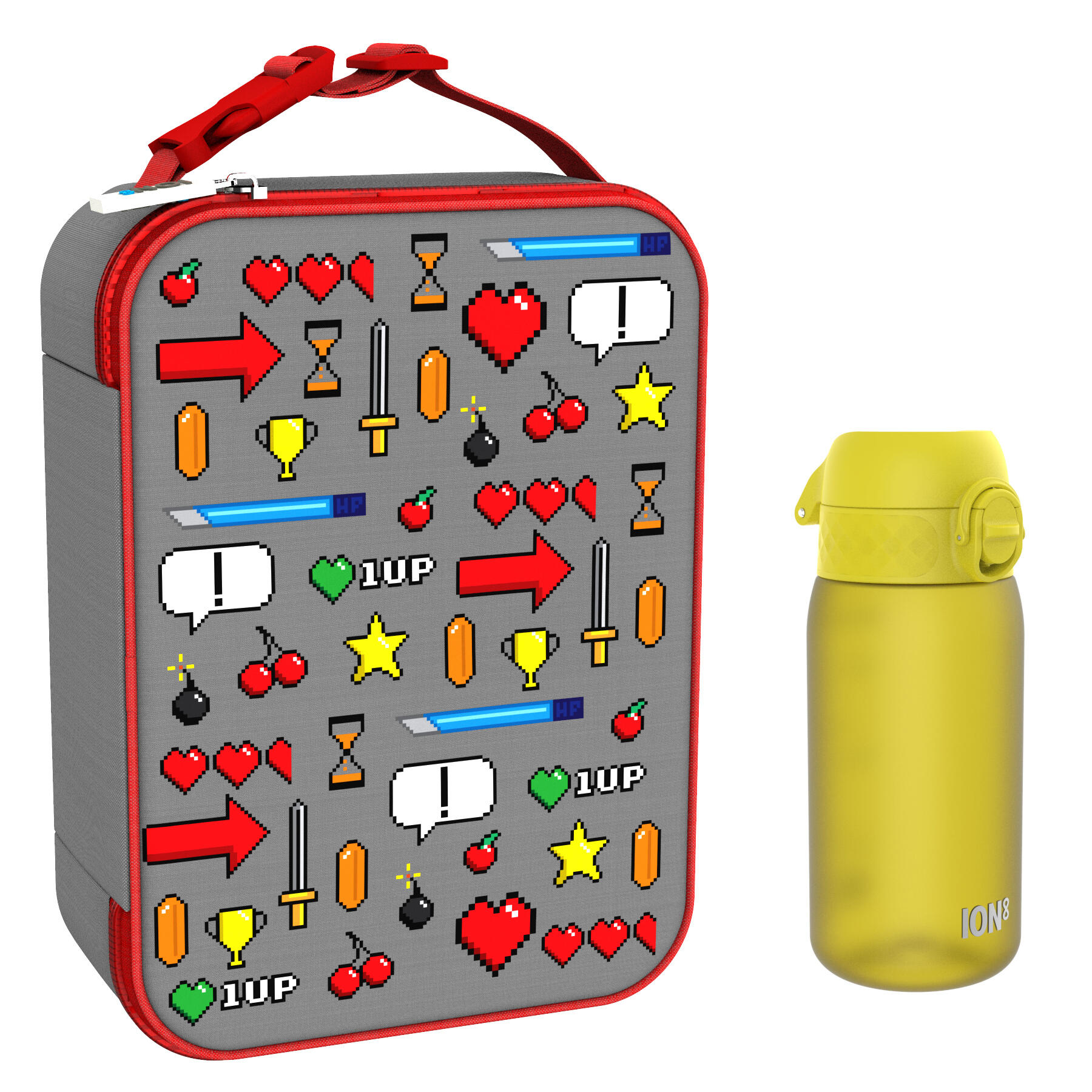 Zestaw Śniadaniowy Do Przedszkola Ion8 Game 11: Lunchbag I8Lbggame I Butelka Ion8 I8Rf350Yel