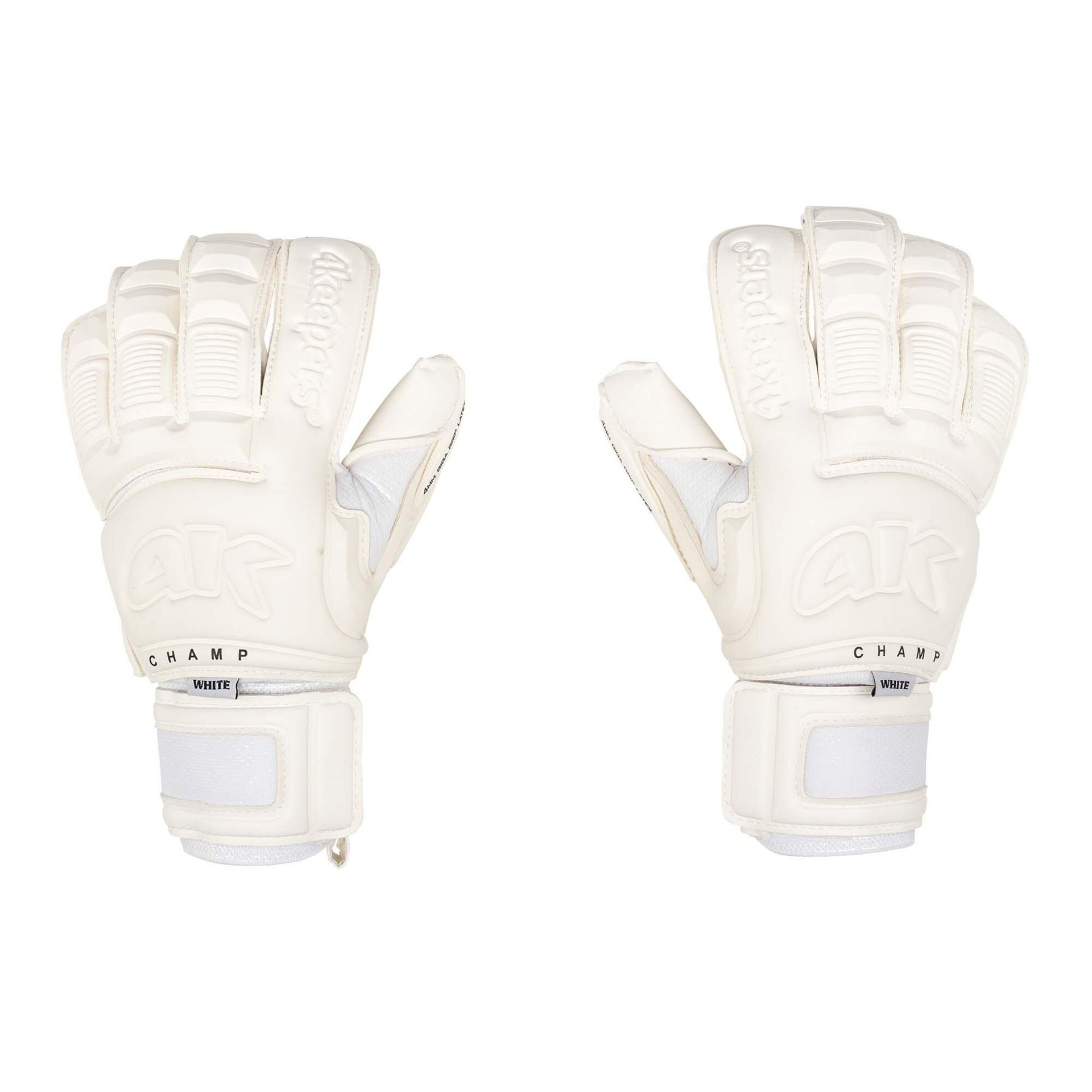 Rękawice bramkarskie dla dzieci 4keepers CHAMP GOLD WHITE VI RF2G junior