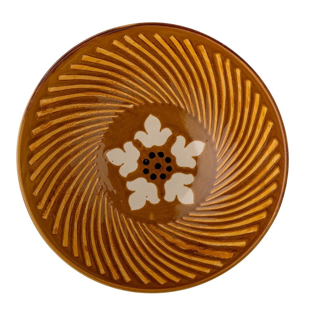 Brązowa kamionkowa miska 860 ml Heikki – Bloomingville