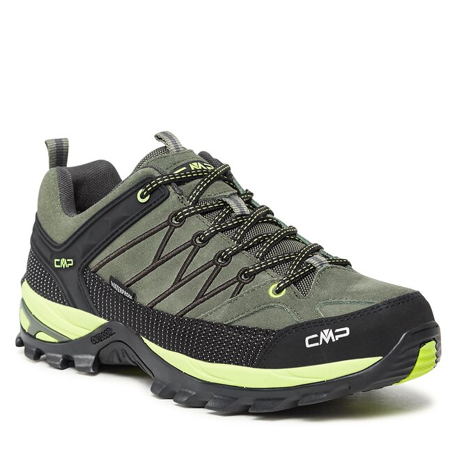 Trekkingi CMP Rigel Low Trekking Shoes Wp 3Q13247 Kaki-Acido 02fp