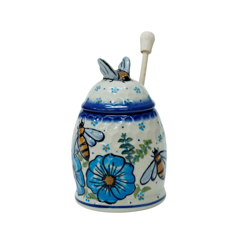 Ceramiczny pojemnik na miód Ceramika Bolesławiec