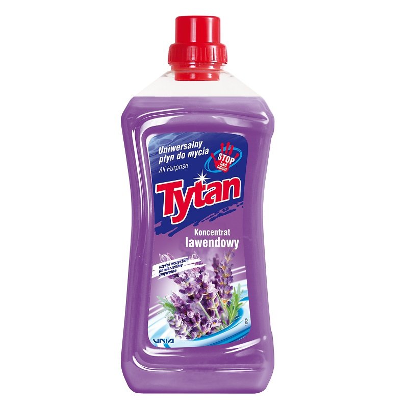 Tytan Gęsty Uniwersalny Płyn Do Mycia Lawendowy Koncentrat 1L