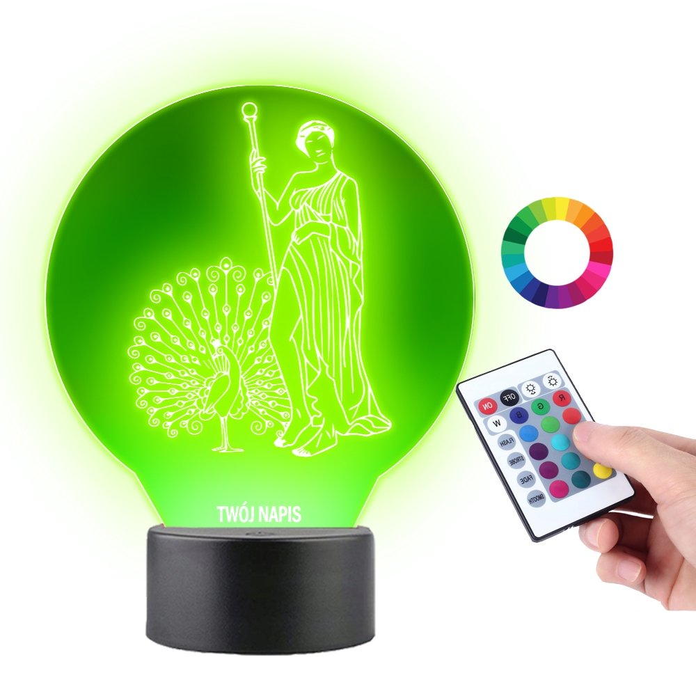 Lampka na Biurko Statuetka Led Mitologia Hera