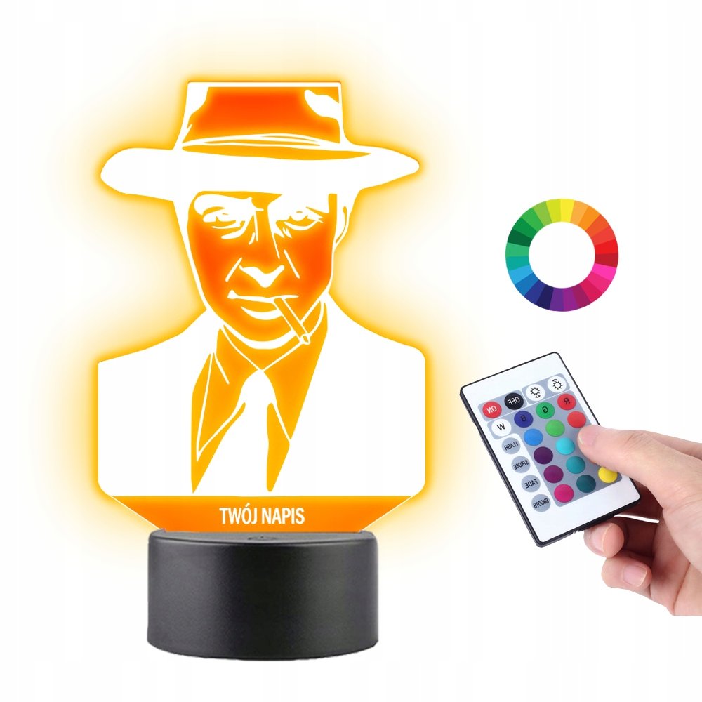 Lampka na Biurko Statuetka Led Robert Oppenheimer