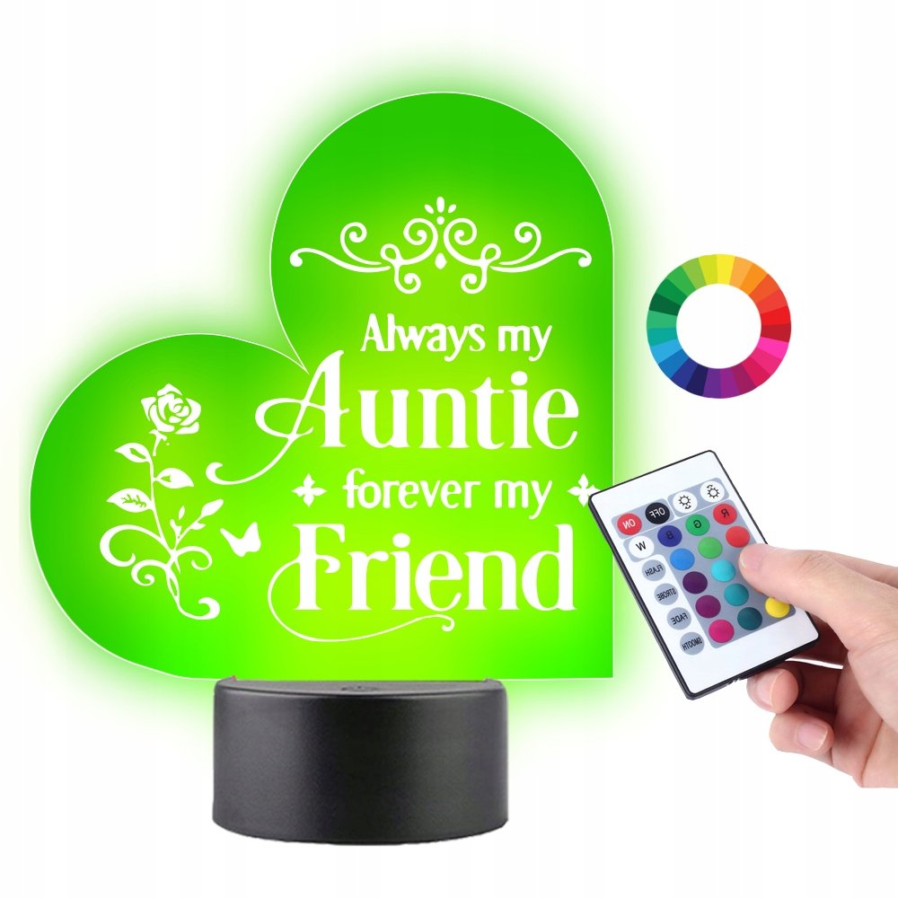 Lampka na Biurko Statuetka Prezent dla Cioci