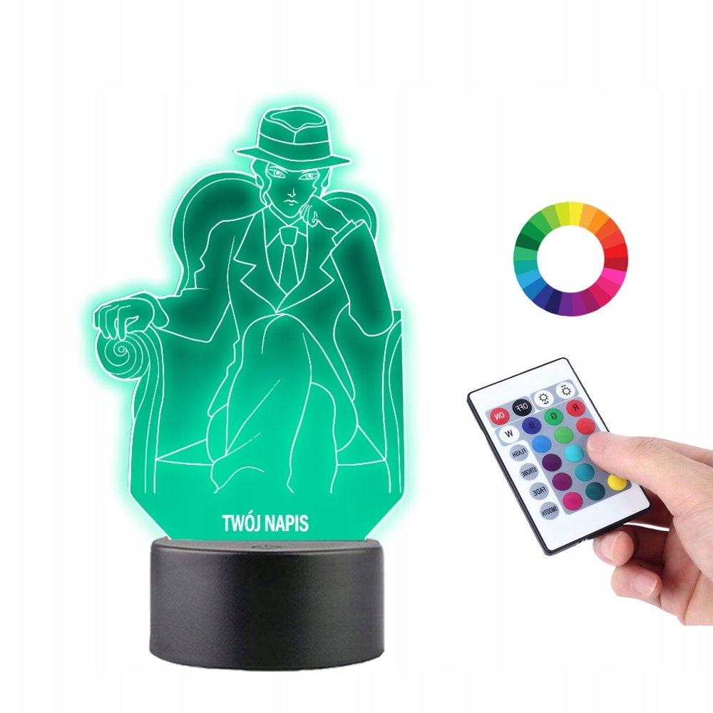 Lampka na Biurko Statuetka Muzan Kibutsuji Anime