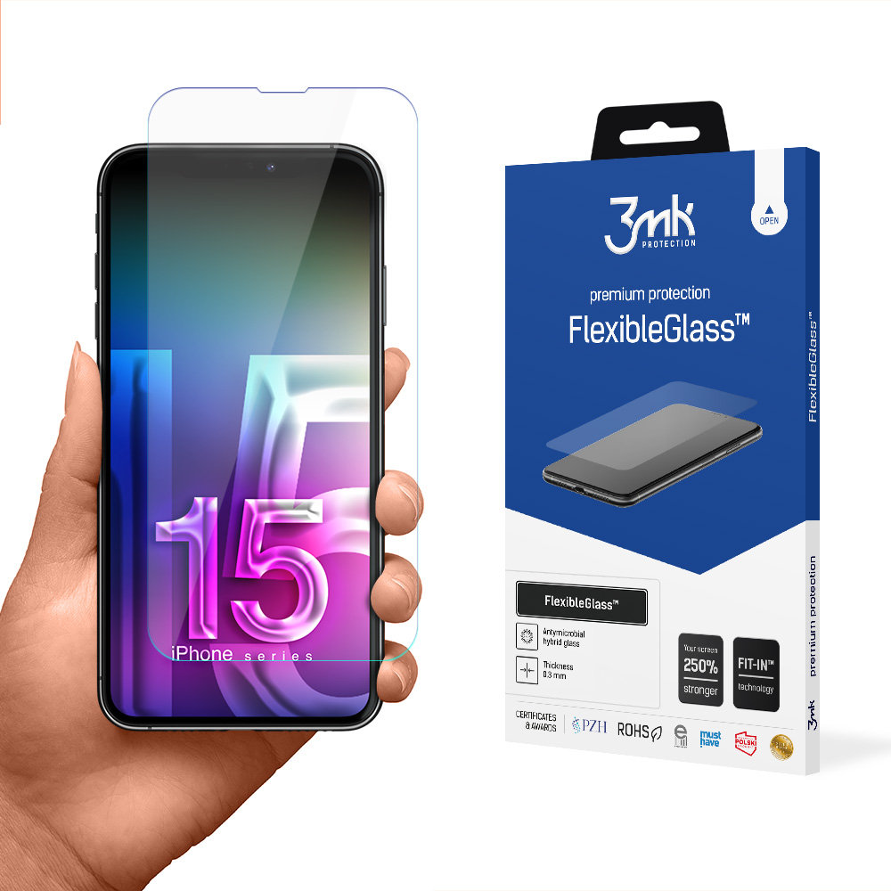 3mk Flexible Glass do iPhone 15 Pro