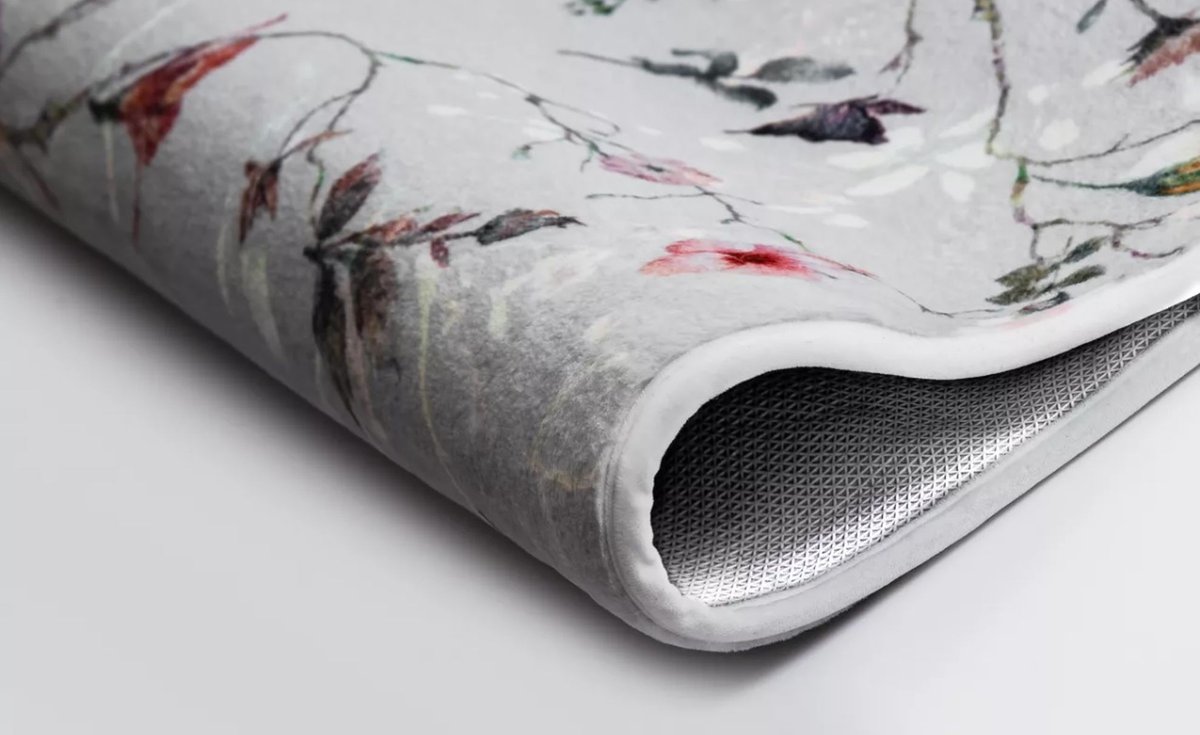 Kleine Wolke Flores supermiękki Dywan kąpielowy Multicolor 70x120 cm