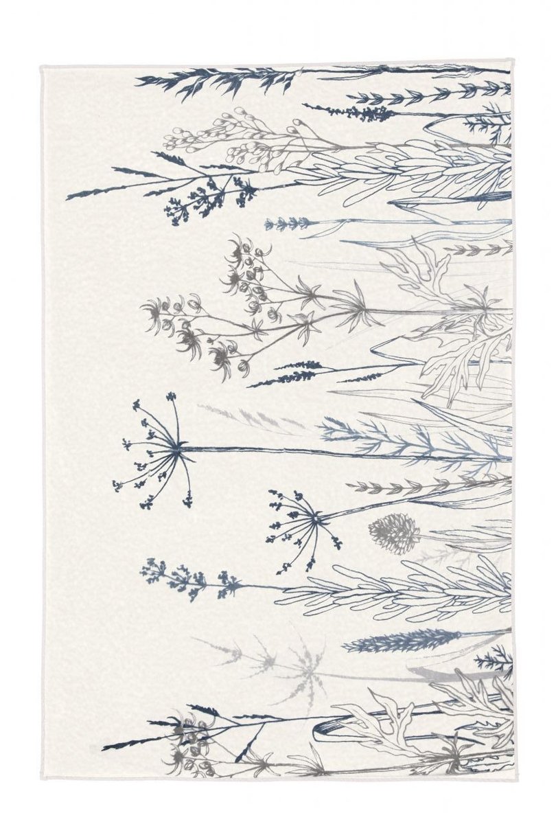 Kleine Wolke Savannah Aksamitny Dywan Kąpielowy 60X90 Cm Beżowy/Szary