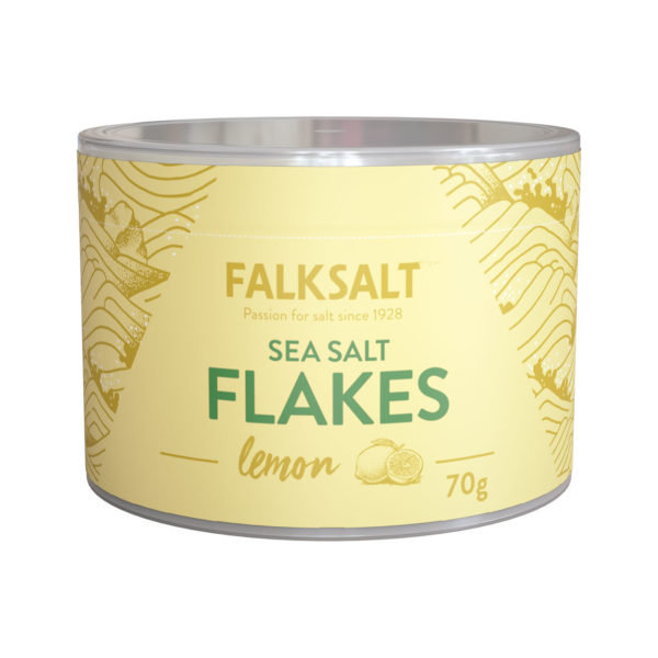sól morska w płatkach cytrynowa Falksalt 70g DE