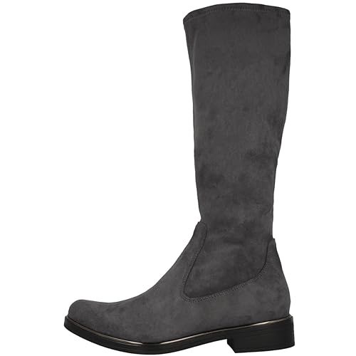 CAPRICE Damskie 9-25512-41 Półdługie kozaki, Dk Grey Str, 42