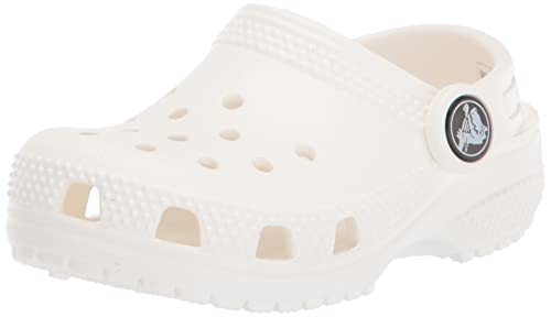 Crocs Unisex Classic Clog T drewniane buty dziecięce, biały, 23/24 EU