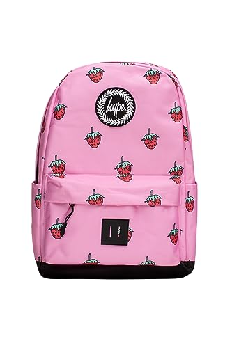 hype Szkoła dzień biuro podróż casual unisex dzieci chłopcy dziewczęta nastolatki mężczyźni kobiety plecaki, Multi Truskawka, Jeden rozmiar, Casual