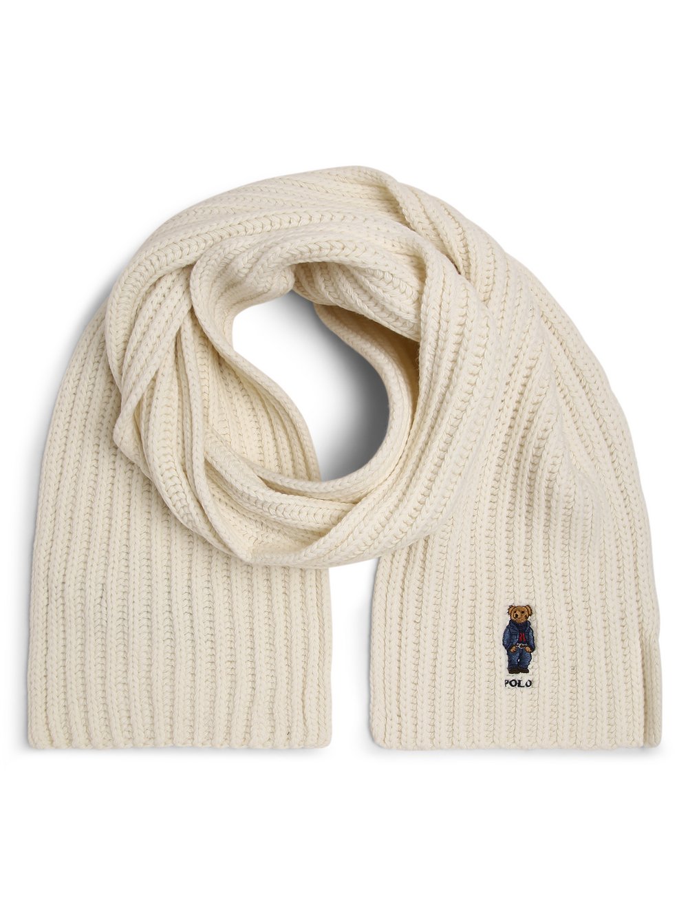 Polo Ralph Lauren - Szalik damski, biały