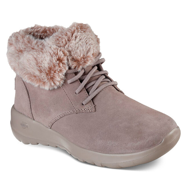 Botki Skechers On-The-Go Joy Plush Dreams 144042/DKTP Brown