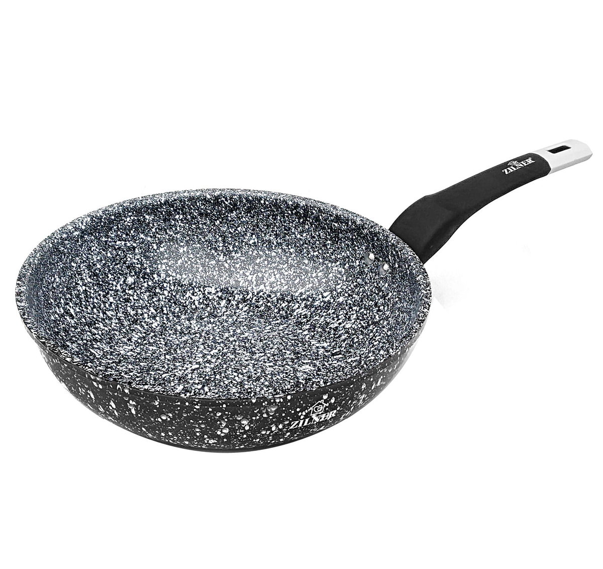 PATELNIA WOK 30CM MARMUROWO-CERAMICZNY ZILNER ZL-7904