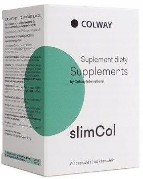 Colway Slimcol Odchudzanie utrata wagi spalanie tłuszczu suplement diety 60 kapsułek