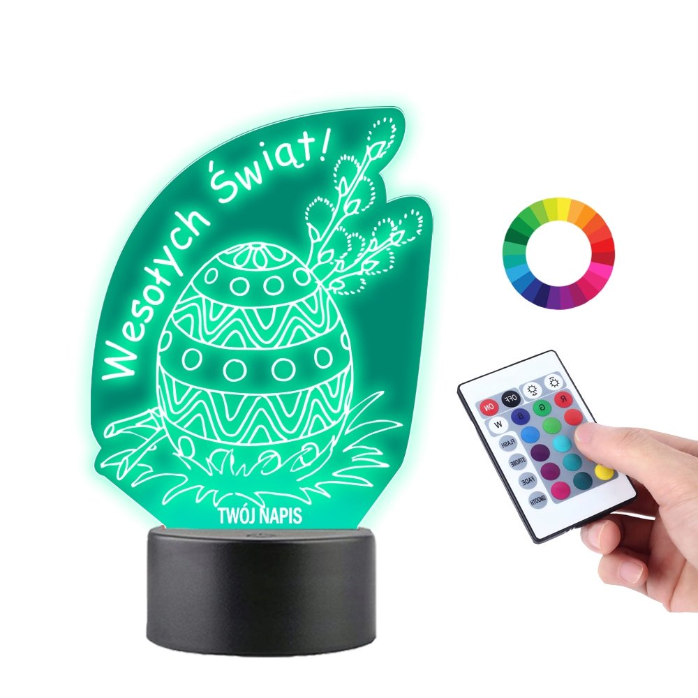 Lampka na Biurko Ozdoba na Wielkanoc PLEXIDO