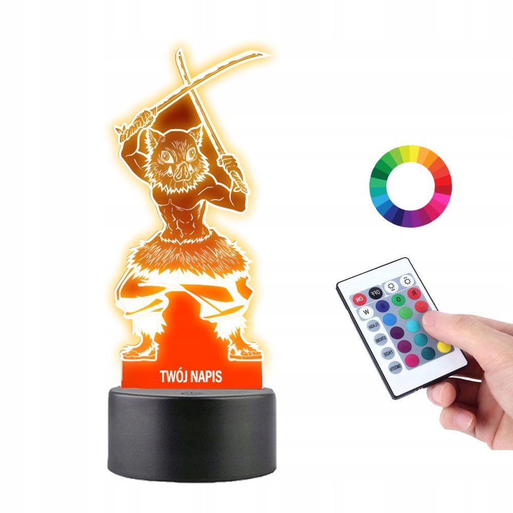 Lampka na Biurko Statuetka Inosuke Hashibira Anime