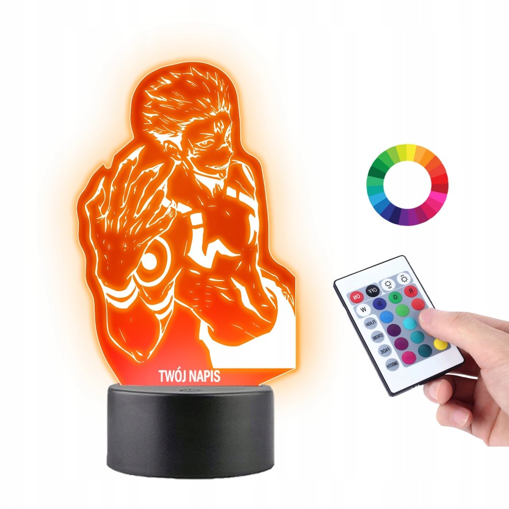 Lampka na Biurko Statuetka Jujutsu Kaisen Sukuna