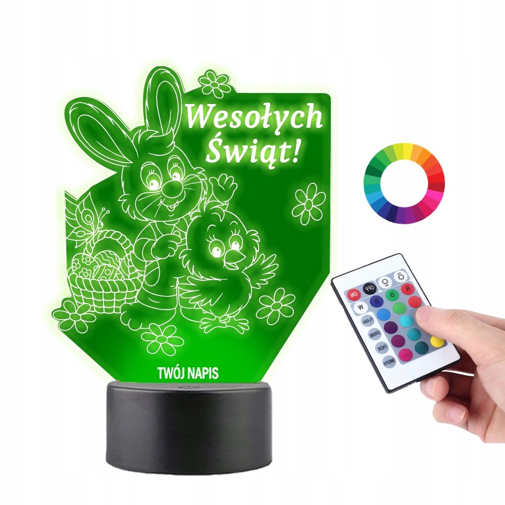 Lampka na Biurko Ozdoba na Wielkanoc PLEXIDO