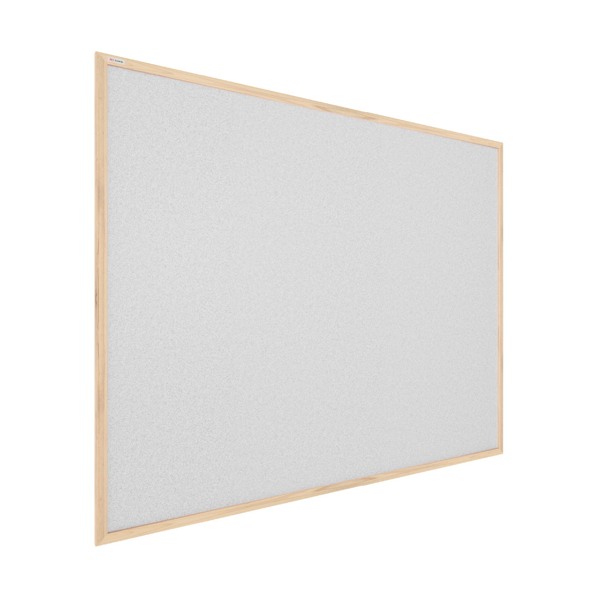 Tablica korkowa jasny szary kolor korka (rama drewniana) 60x40 cm