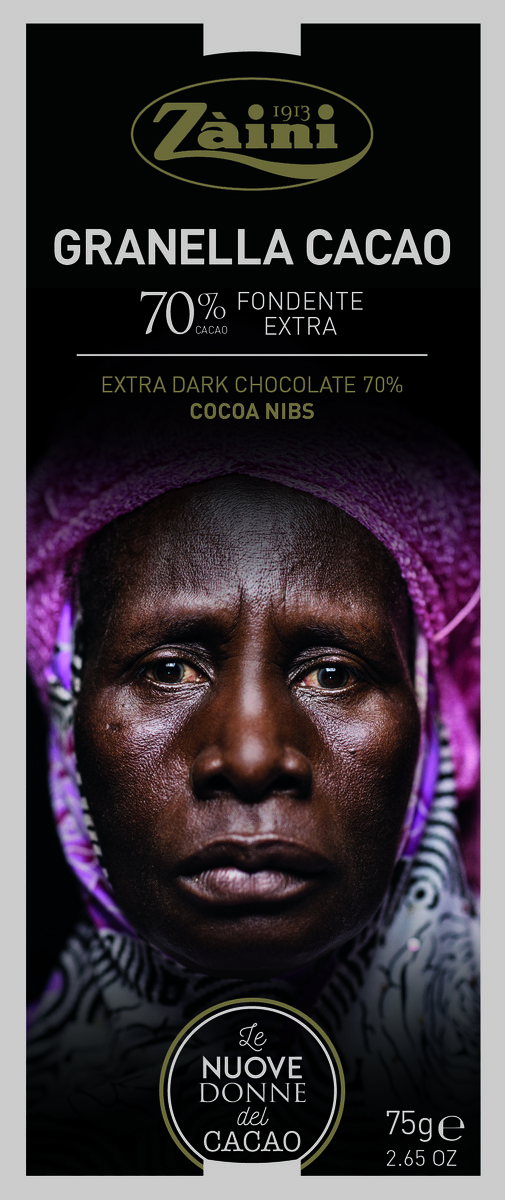 CZEKOLADA GORZKA 70% KAKAO 75g COCOA NIBS