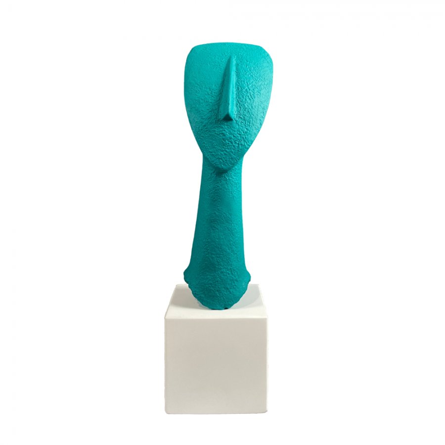 Cycladic Portrait L Emerald - rzeźba CC DESIGN