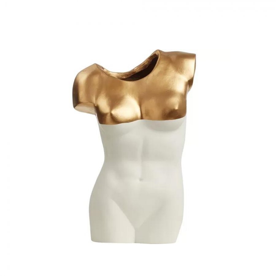 Wazon TORS KOBIETY White/Gold CC DESIGN