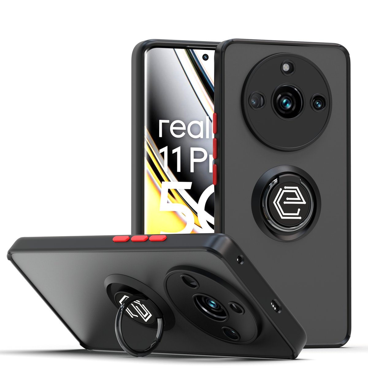 Etui Exoguard O-Ring - Realme 11 Pro 5G / Realme 11 Pro Plus 5G - Pancerne Case Obudowa Futerał Ring