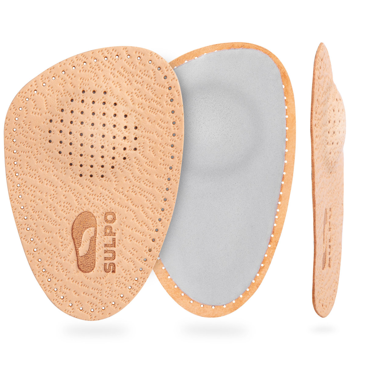 Półwkładki skórzane do butów pelota na płaskostopie 39-40