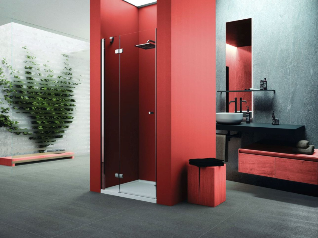 Novellini Brera Lite Drzwi uchylne lewe 80x200 cm profile chrom szkło przezroczyste BRLTA80LS-1K - odbiór osobisty: Kraków, Świebodzin