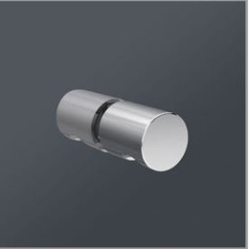 Novellini Brera Lite Kabina prysznicowa półokrągła 80x200 cm drzwi uchylne profile chrom szkło przezroczyste BRLTR80-1K - odbiór osobisty: Kraków, Warszawa