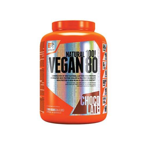 Extrifit Vegan 80 2000g Smak czekolada OS3380-3151