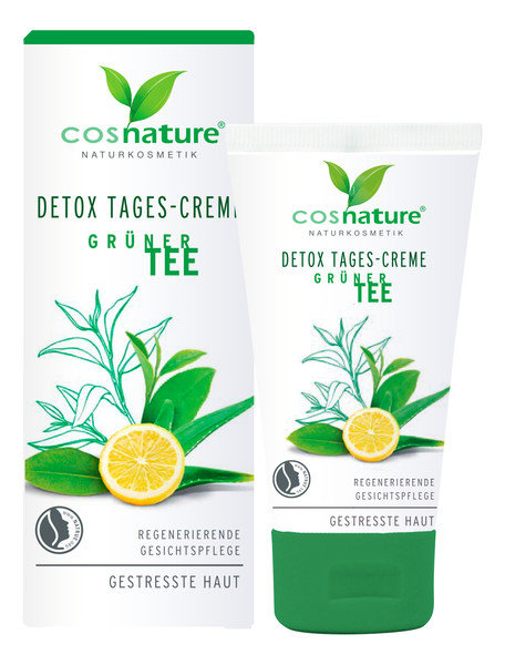 COSNATURE DETOX Naturalny krem z zieloną herbatą na dzień 50 ml