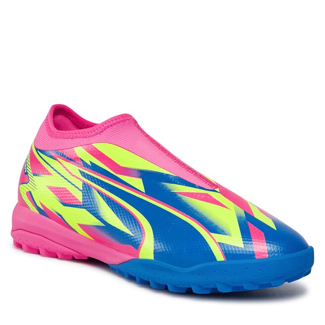 Buty Puma Ultra Match LL Energy TT + Mid Jr Lumino 107556 01 Luminous Pink/Ultra Blue/Yellow Alert