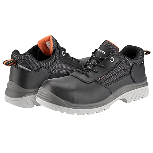 Bellota 72308njs338 obuwie ochronne Comp+ czarny S3 dla mężczyzn i kobiet, obuwie przemysłowe Unisex Dorosły, czarny, 46 EU X-szerokie