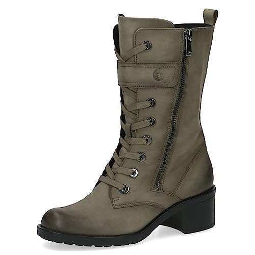 Caprice Damskie 9-26106-41 płaskie botki, khaki nubuc, 39 EU