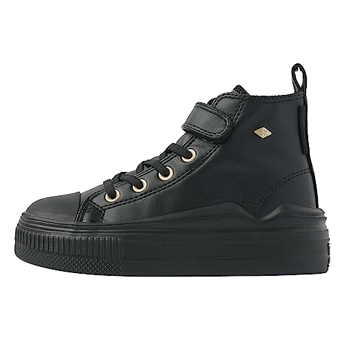 British Knights Kaya Flow Mid Girls High-Top buty typu sneaker, czarny, 31 EU