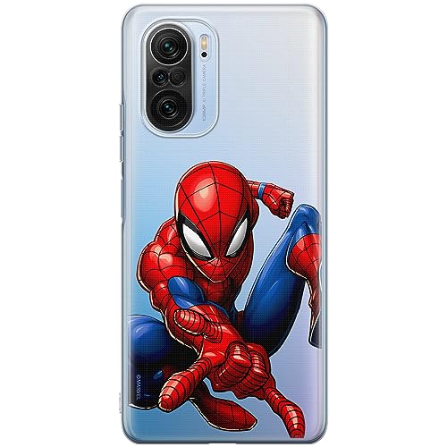 ERT GROUP etui na telefon Xiaomi MI 11i/ REDMI K40/K40 PRO/POCO F3/ F3 PRO, case oryginalny i oficjalnie licencjonowany przez Marvel, wzór Spider Man 040, plecki z TPU częściowo przeźroczyste