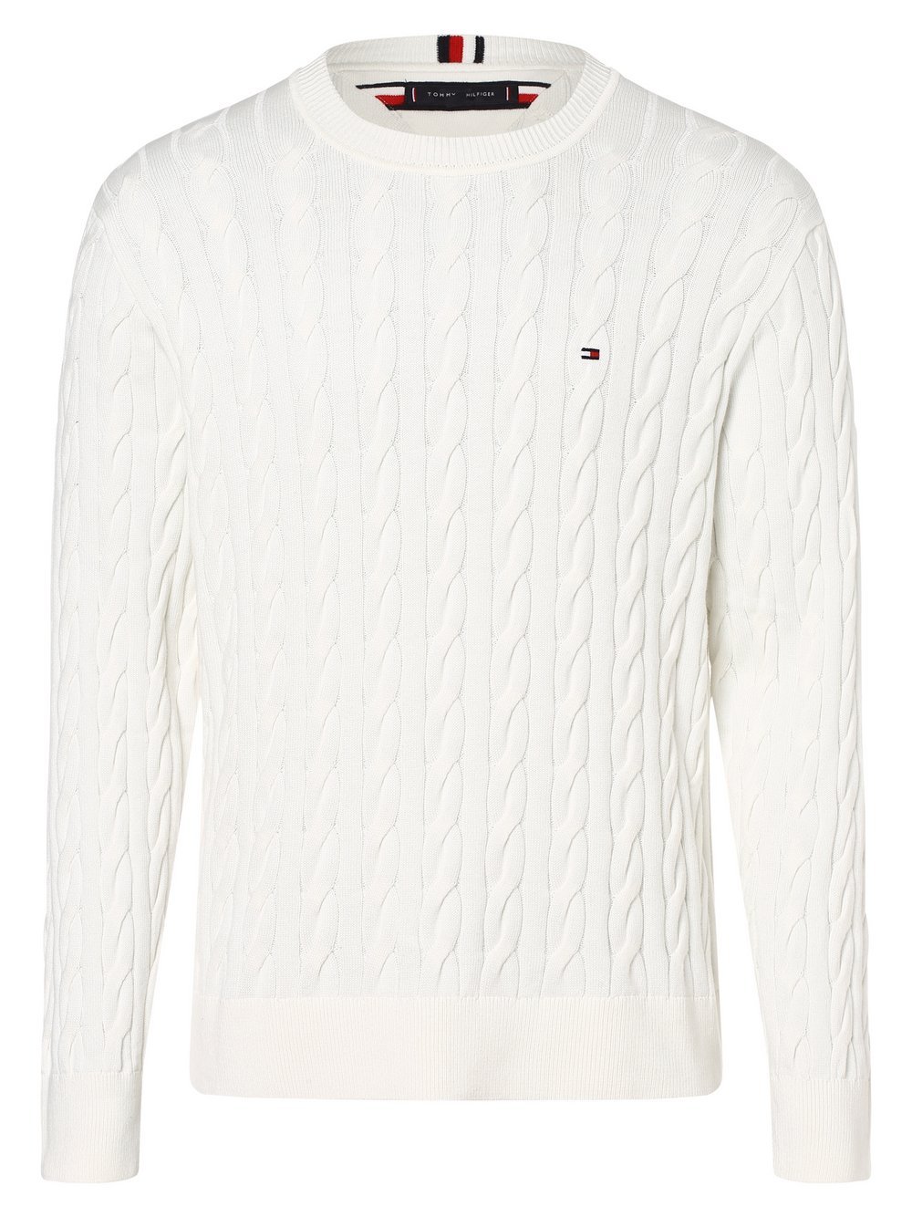Tommy Hilfiger - Sweter męski, biały