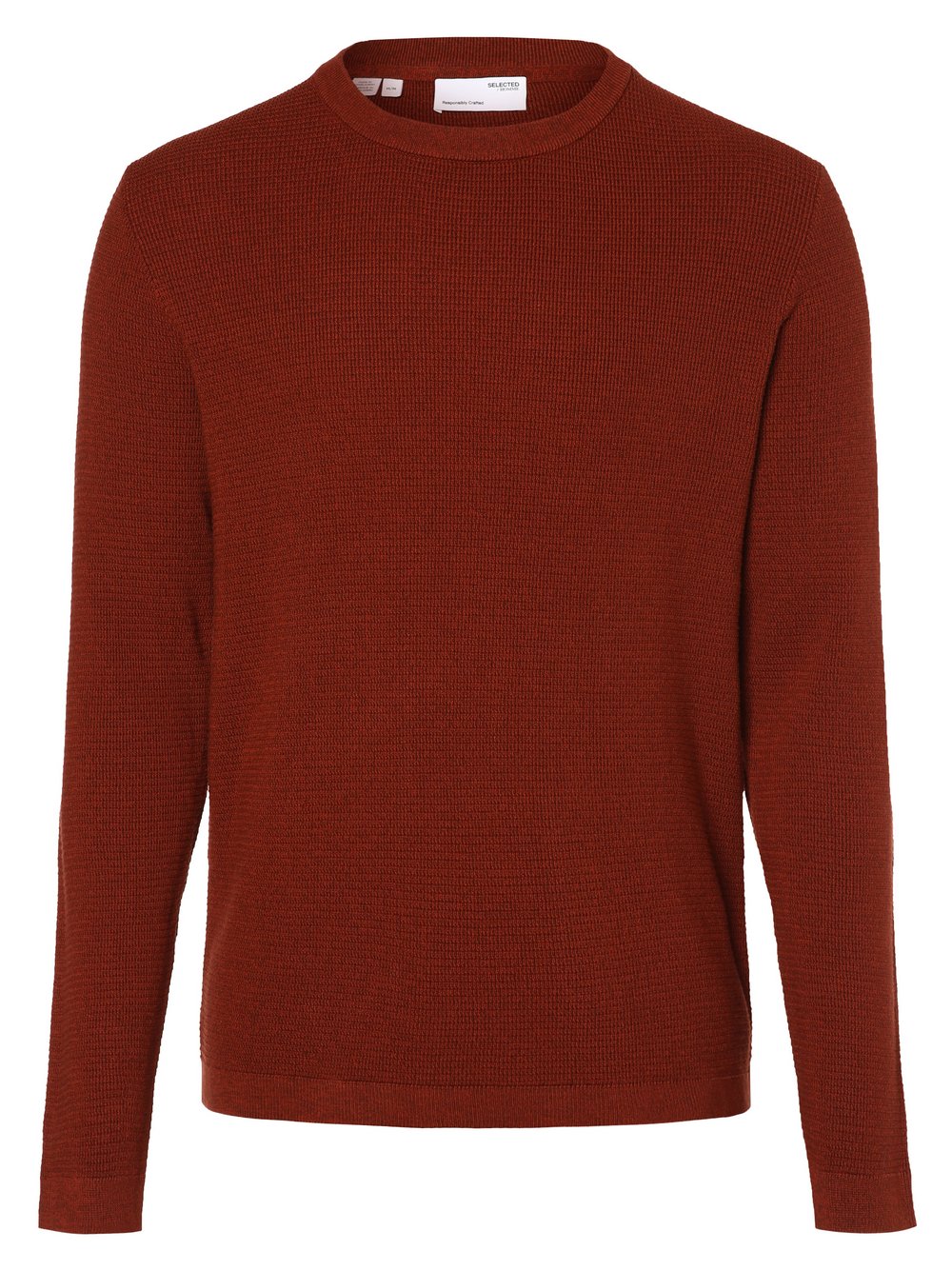 Selected - Sweter męski, czerwony