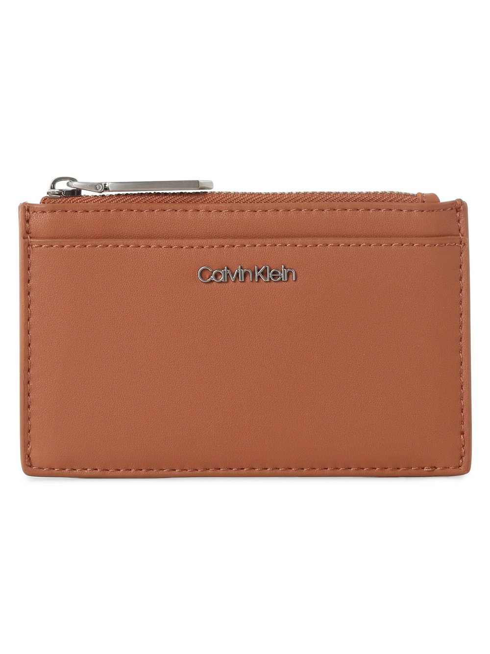 Calvin Klein - Damskie etui na karty, pomarańczowy|brązowy